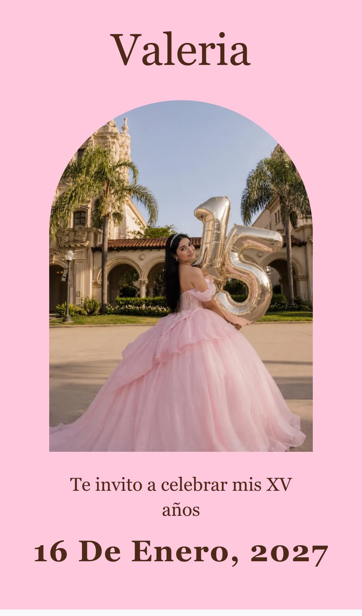 Vista previa de XV Valeria